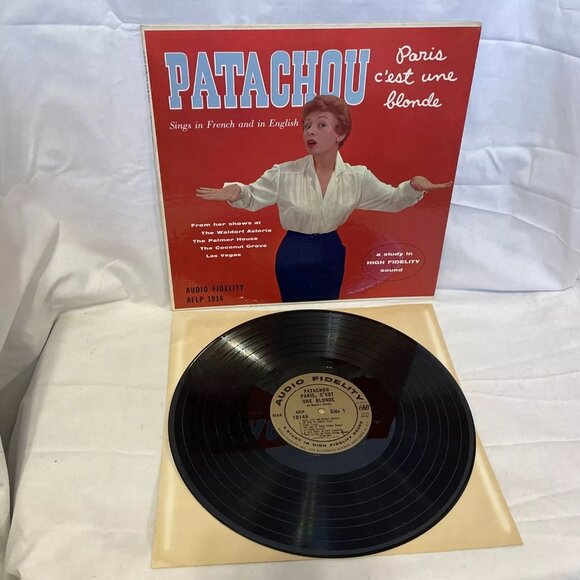 Patachou Paris C'est Une Blonde (Vinyl, 1956) Audio Fidelity AFLP 1814 VG+ LP - Picture 2 of 9